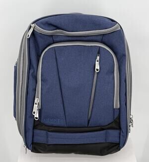 eBags Mother Lode EVD Travel Backpack Blue Carry On Expandable Luggage Laptop